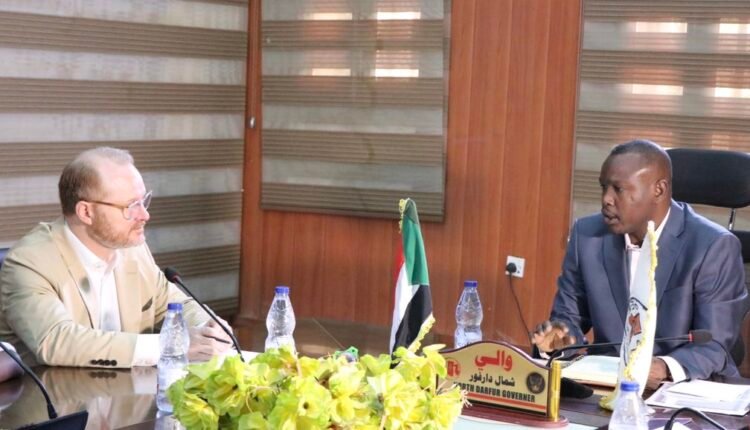 تفاصيل لقاء بين السفير الأمريكي مع والي شمال دارفور بشأن تحديات المواطنين وتنفيذ اتفاق السلام